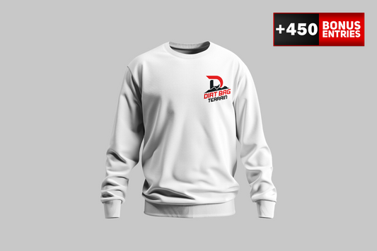 White Sweatshirt - Crew Neck